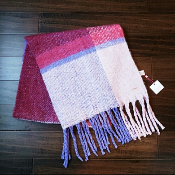 NEW Savida Chunky Soft Trendy Colorblocked Scarf NWT - Picture 6 of 8